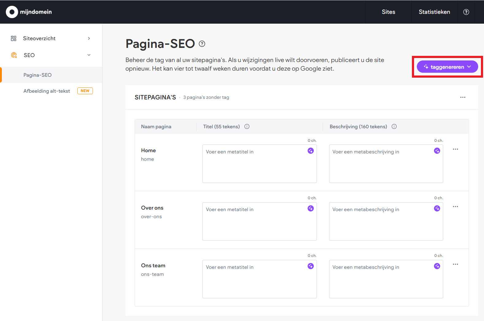 Websitemaker - Dashboard - Pagina-SEO - Tag genereren button.png