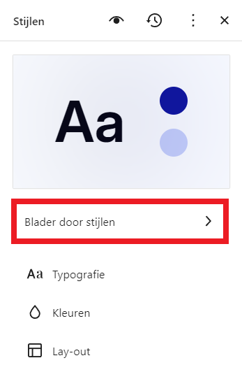 WordPress - Site stijl - Blader door stijlen.png