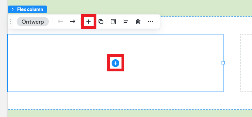 Websitemaker - Flexmodus - Flex-kolom - Widget toevoegen.png