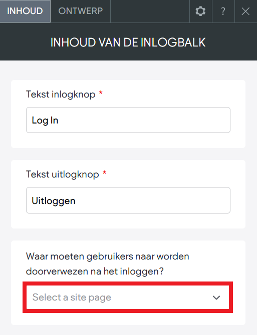 MijnWebshop - Inlog-widget - Pagina selecteren.png