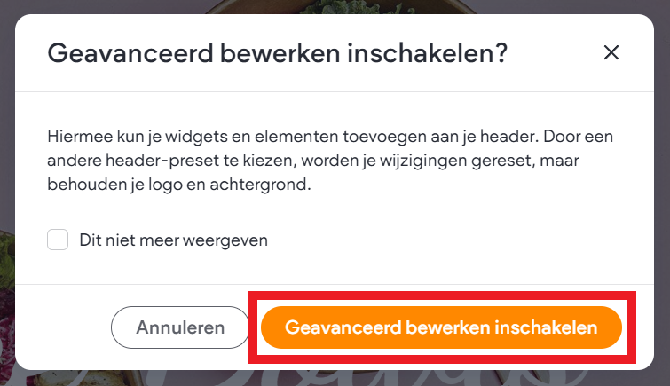 Websitemaker - Koptekst - Geavanceerd bewerken inschakelen.png