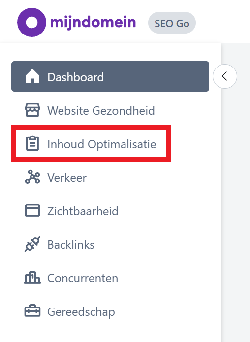 SEO - Dashboard - Inhoud optimalisatie.png