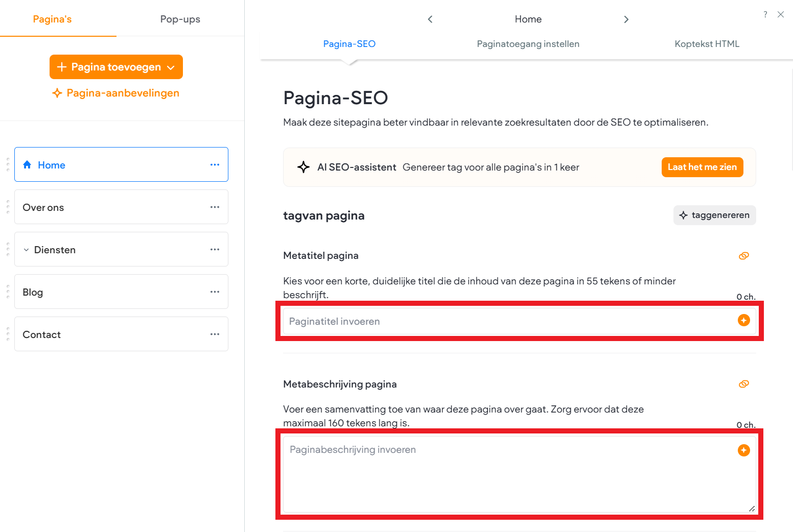 Websitemaker - Home - SEO-instellingen - Metagegevens.png